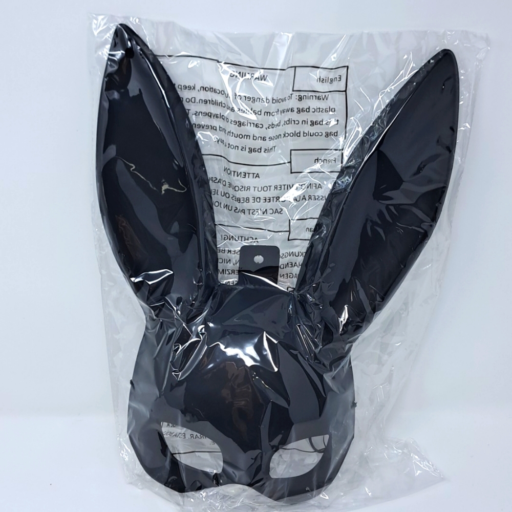 New‎ Leg Avenue Plastic Black Sexy Bunny Mask